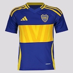 Camisa do Boca Juniors 2024 adidas Home - Infantil AZUL