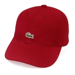 Boné Aba Curva Lacoste Rk4312 Core Essentials Sarja - strapback - Adulto VERMELHO