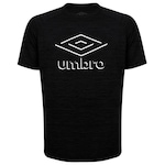 Camiseta Umbro Blend Large Diamond - Masculina PRETO/BRANCO