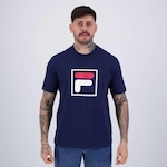 Camiseta Fila Dna F-Box - Masculina AZUL ESCURO