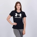 Camiseta Under Armour Live Sportstyle - Feminina PRETO