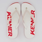 Chinelo Kenner Red - Unissex BRANCO