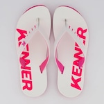 Chinelo Kenner Red - Unissex BRANCO