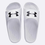 Chinelo Under Armour Core 2 Slide - Unissex BRANCO/PRETO