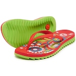 Chinelo Kenner Ibiza Niky - Feminino VERDE/VERMELHO