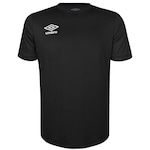 Camiseta Umbro Essential - Masculina PRETO/BRANCO