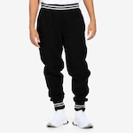 Calça Jogger Champion Brasil Hi Pile Fleece Warm Up - Masculina PRETO