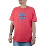 Camiseta Hd Tropical - - Masculina VERMELHO