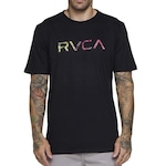 Camiseta Rvca Floral Frame - Masculina PRETO