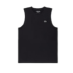 Camiseta Regata Lacoste Esportiva em Jersey Stretch Ultra Dry - Masculina PRETO