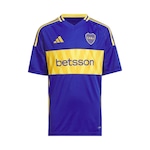 Camisa Boca Junior I adidas - Infantil AZUL