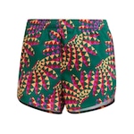 Shorts adidas Farm Running - Feminino ROXO/VERDE