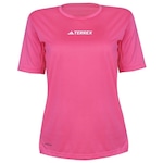 Camiseta adidas Terrex - Feminina ROSA/BRANCO