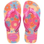 Chinelo Havaianas Flores - Infantil AMARELO