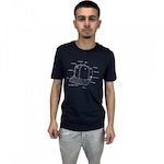 Camiseta New Era Building - Masculina AZUL ESCURO