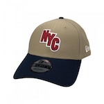 Boné Aba Curva New Era 9Forty New York City - Snapback - Adulto CAQUI