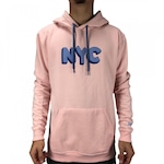 Blusão de Moletom com Capuz New Era New York City Nyc Sweet Winter - Masculino ROSA BEBE