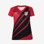 Camisa do Atlético Paranaense 1 2024 Umbro Oficial Torcedora - Feminina VERMELHO