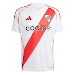 Camisa 1 River Plate 24/25 adidas - Masculina BRANCO