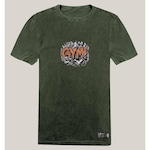 Camiseta WSS Brasil Estonada Algodão Prime Gym Street - Masculina VERDE