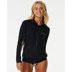 Jaqueta de Lycra Surf UV Rip Curl La Isla Hood - Feminina PRETO