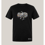 Camiseta WSS Brasil Plus Size Algodão Prime Gym Graffiti - Masculina PRETO