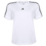 Camiseta adidas Tr Es 3S T - Feminina BRANCO/PRETO