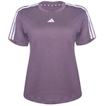 Camiseta adidas Tr Es 3S T - Feminina ROXO/BRANCO