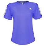 Camiseta adidas Own The Run Base - Feminina Roxo Escuro/Branco