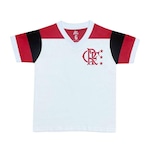 Camisa do Flamengo 1981 Liga Retro - Infantil BRANCO