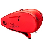 Raqueteira Wilson Esportiva Bela Super Tour Padel e Beach VERMELHO