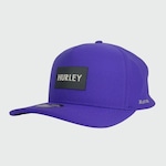 Boné Aba Curva Hurley Plate - Snapback - Adulto ROXO