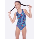 Maiô Speedo Cross Little Hearts Infantil ESTAMPADO