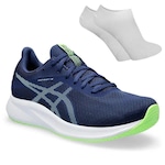 Kit Tênis Asics Patriot 13 - Masculino + Par de Meia AZUL ESCURO