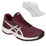 Kit Tênis Asics Gel-Game 9 Clay - Masculino + Par de Meia VERMELHO