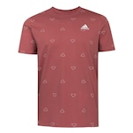 Camiseta Estampada Seasonal Essentials Monogram adidas - Masculina VERMELHO