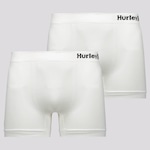 Kit Cueca Boxer Hurley Basic - 2 Unidades - Masculino BRANCO