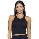 Blusa Cropped Run More Hit - Feminino PRETO