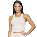 Blusa Cropped Run More Hit - Feminino BEGE