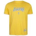 Camiseta New Era Los Angeles Lakers Action Vacation Memories - Masculina AMARELO