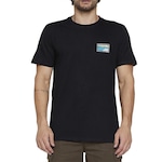 Camiseta Quiksilver Land And Sea - Masculina PRETO