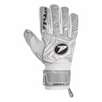 Luvas de Goleiro Poker Campo Profissional Quantum Iii - Unissex BRANCO