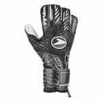 Luvas de Goleiro de Campo Poker Profissional Champion 8 Extended - Adulto PRETO