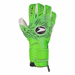 Luvas de Goleiro de Campo Poker Profissional Champion 8 Extended - Adulto VERDE/PRETO