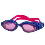 Óculos de Natação Speedo Tornado Rosto Largo Adulto AZUL/ROSA