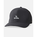 Boné Aba Curva Rip Curl Vaporcool Delta Flexfit - Fechado - Adulto PRETO