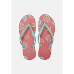 Chinelo Tropical Brasil Estampado Slim - Feminino VERDE