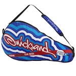 Capa Quicksand para Raquete de Beach Tennis VERMELHO/BRANCO