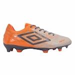 Chuteira de Campo Umbro Gravity - Adulto LARANJA/CINZA