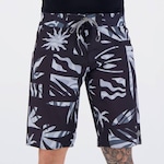 Bermuda Nicoboco Boardshort Party - Masculina PRETO